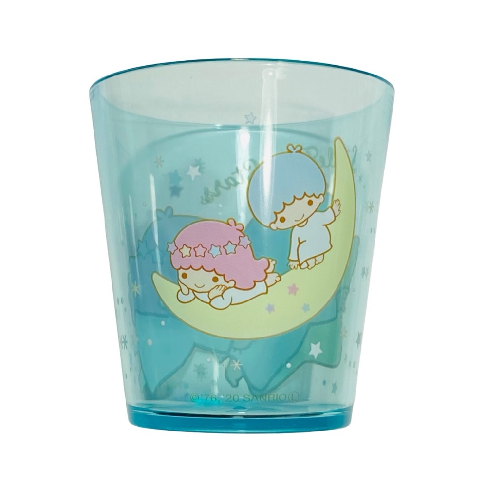 SANRIO Little Twin Stars Blue Acrylic Plastic Cup (9.5 oz) Kiki & Lala, Daiso - Picture 2 of 5